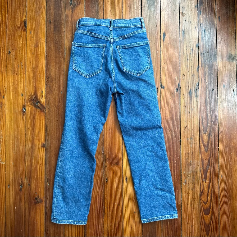 Express Straight Super High Rise jeans 00 R - Picture 2 of 4